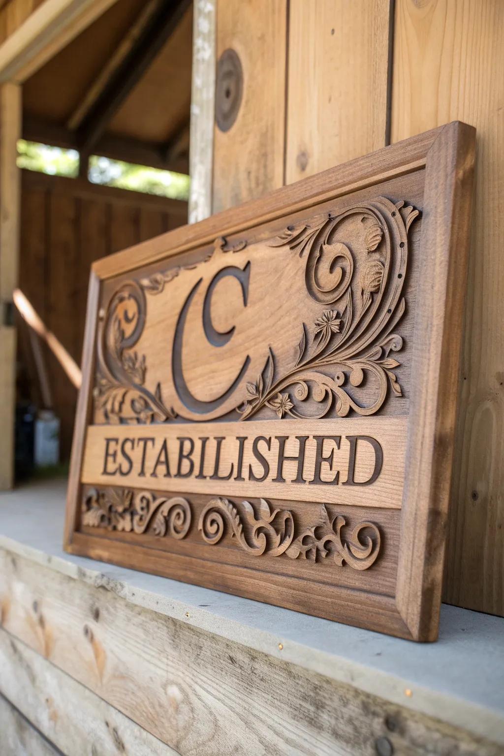 Welcome home with a touch of elegance: Personalized Family Name Signs crafted to perfection.