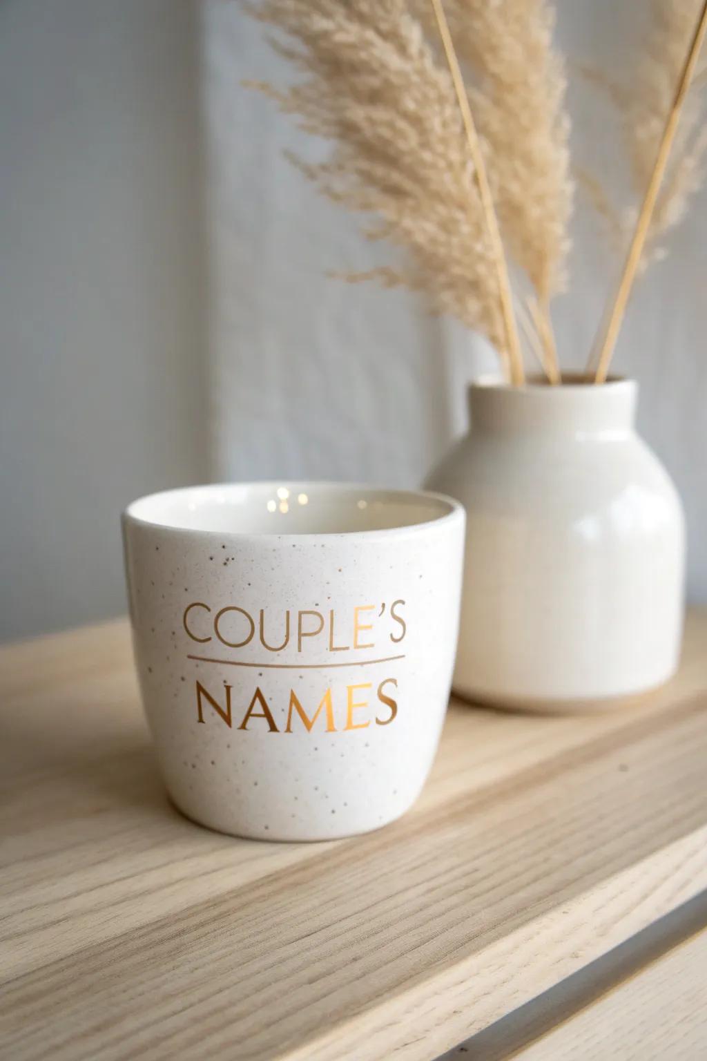 Sip in style with personalized elegance – a keepsake your guests will cherish.