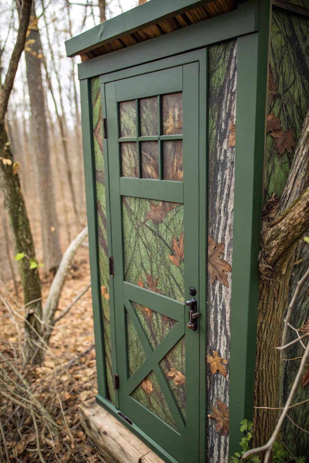 Master the Art of Disappearance: Camouflaged Doors for the Perfect Hunt.