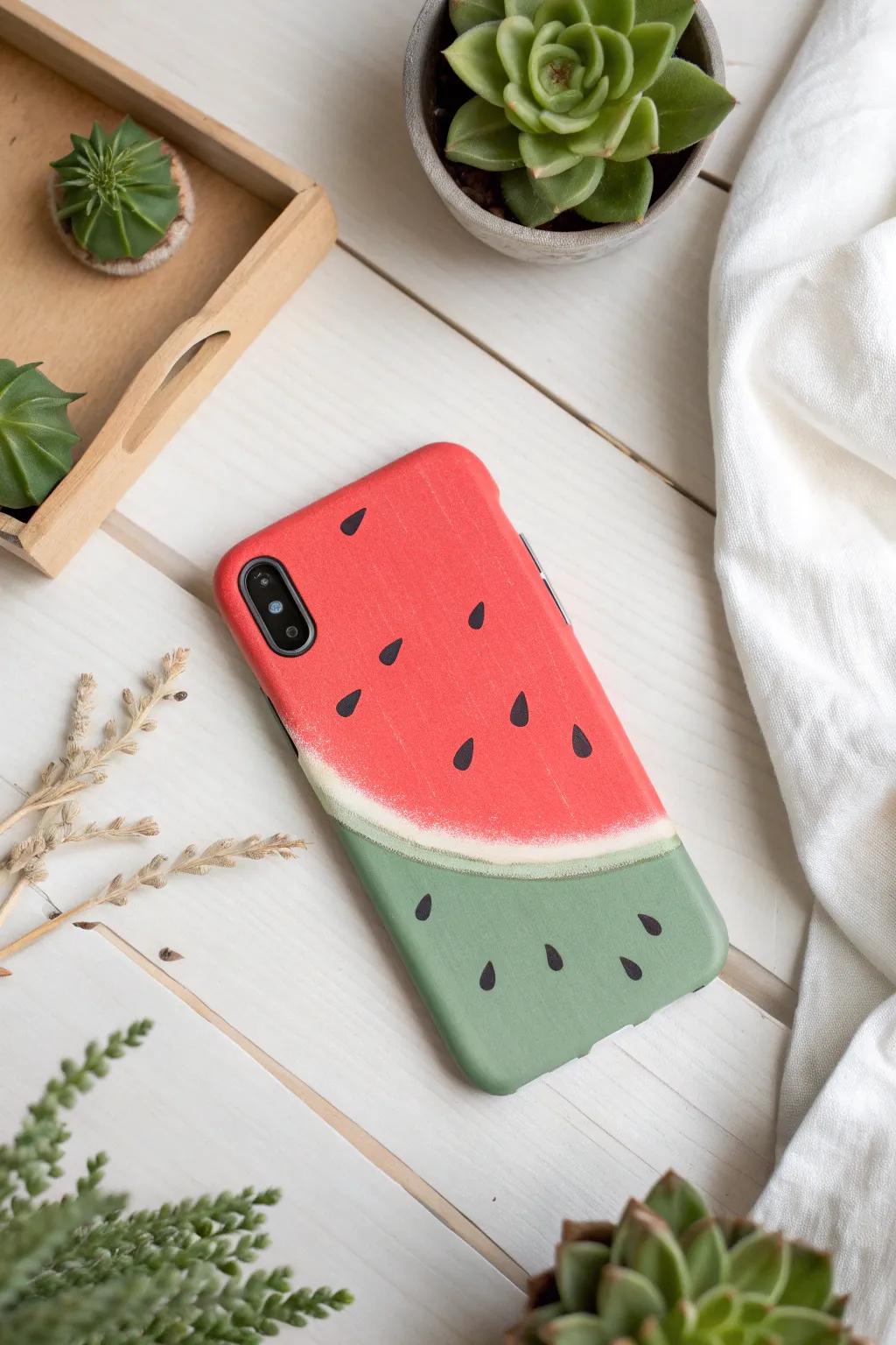 Sweeten your style with a splash of summer! 🍉✨ #DIYPhoneCase #ScandiBoho
