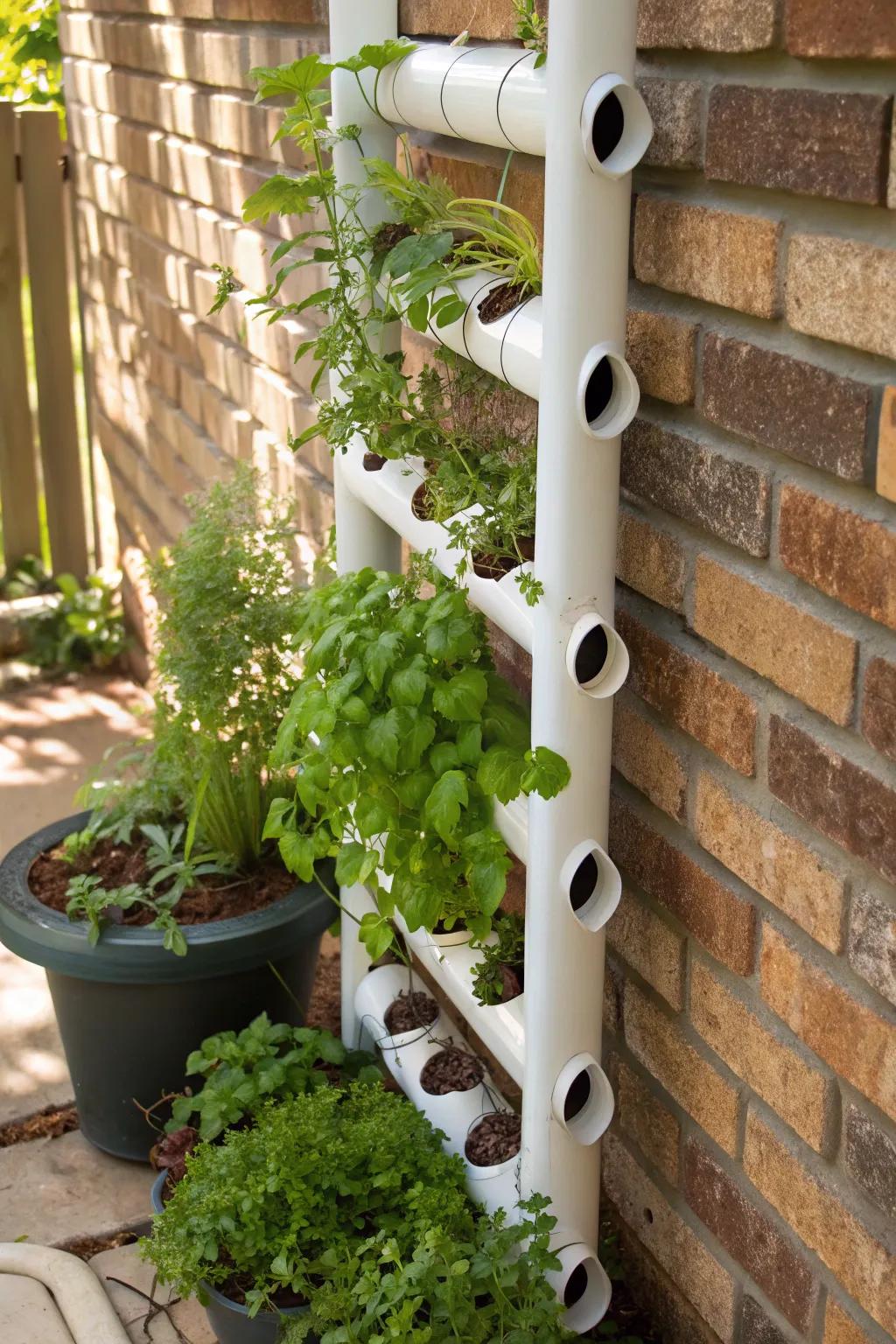 Transform your space with a sleek PVC vertical garden—where innovation meets nature.
