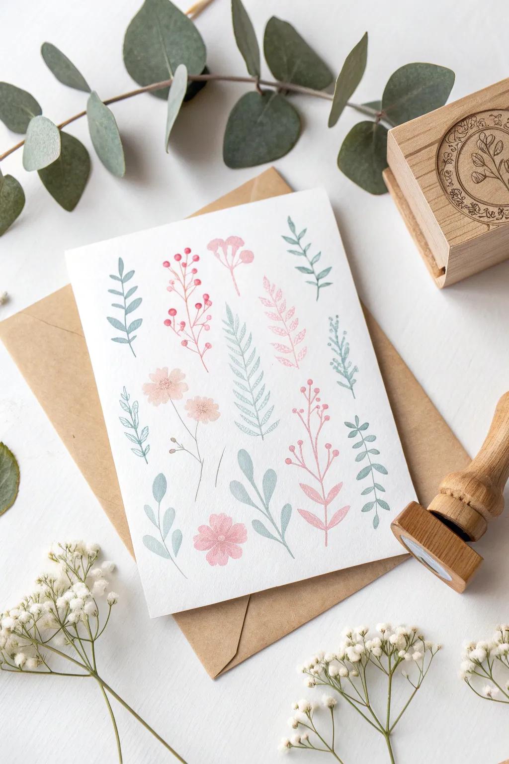 Embrace the Art of Simplicity: Hand-Stamped Greeting Cards for Every Occasion