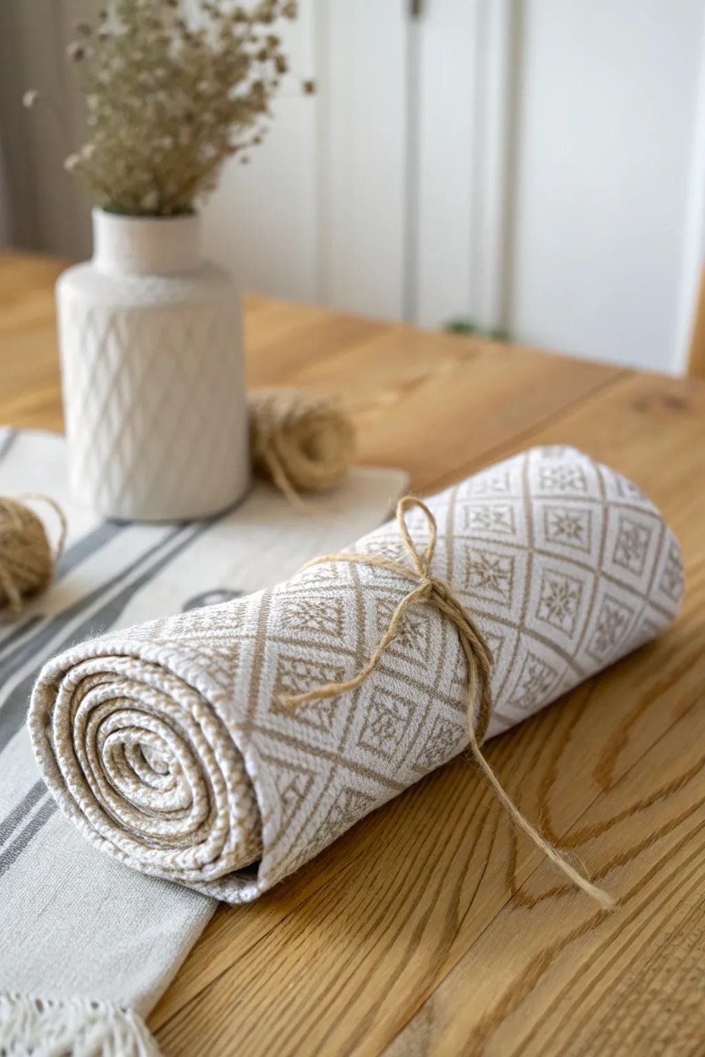 Elevate your kitchen style with a touch of minimalistic elegance and natural beauty.