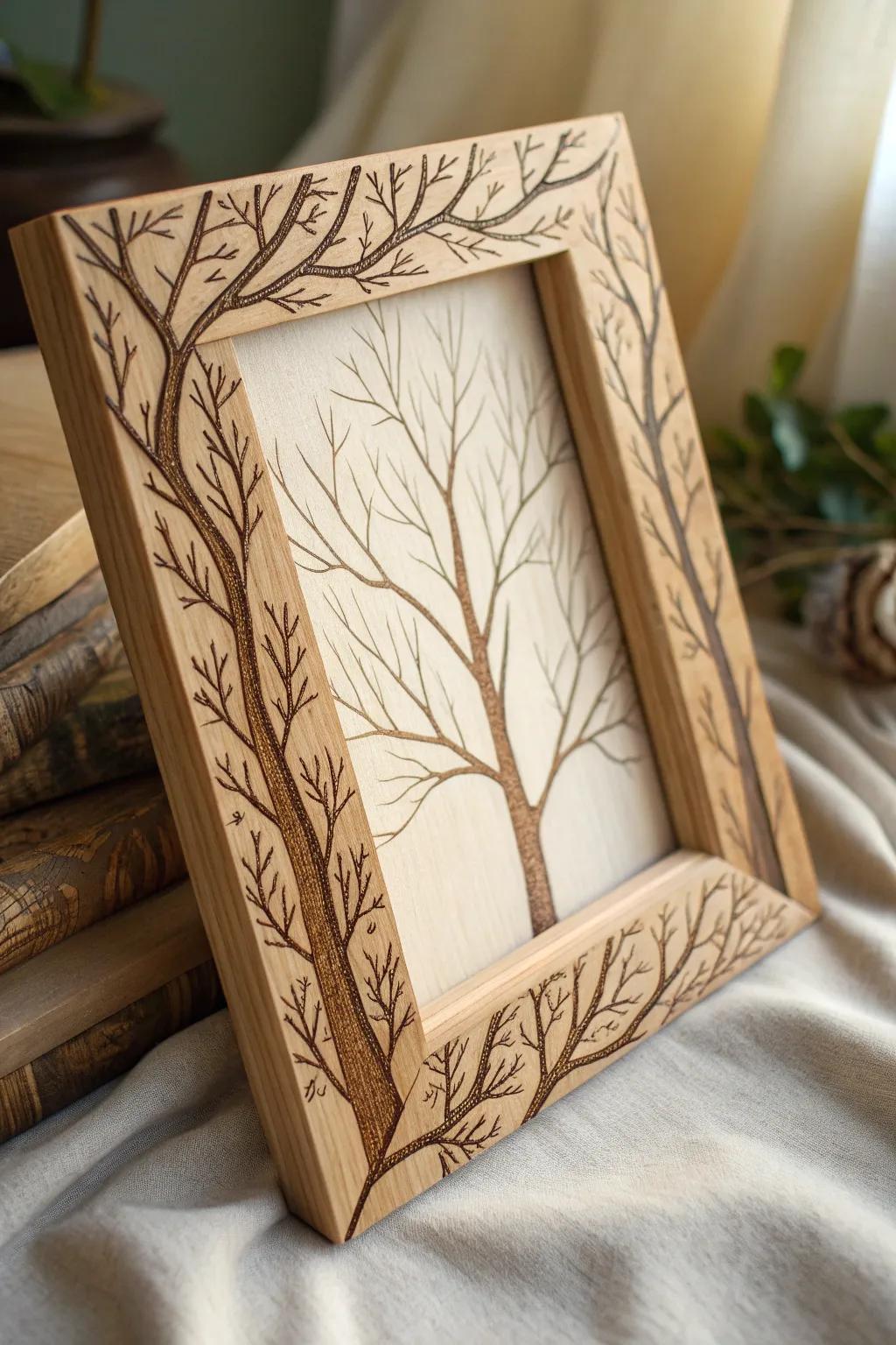 Embrace Nature's Elegance: A Rustic Touch for Your Memories