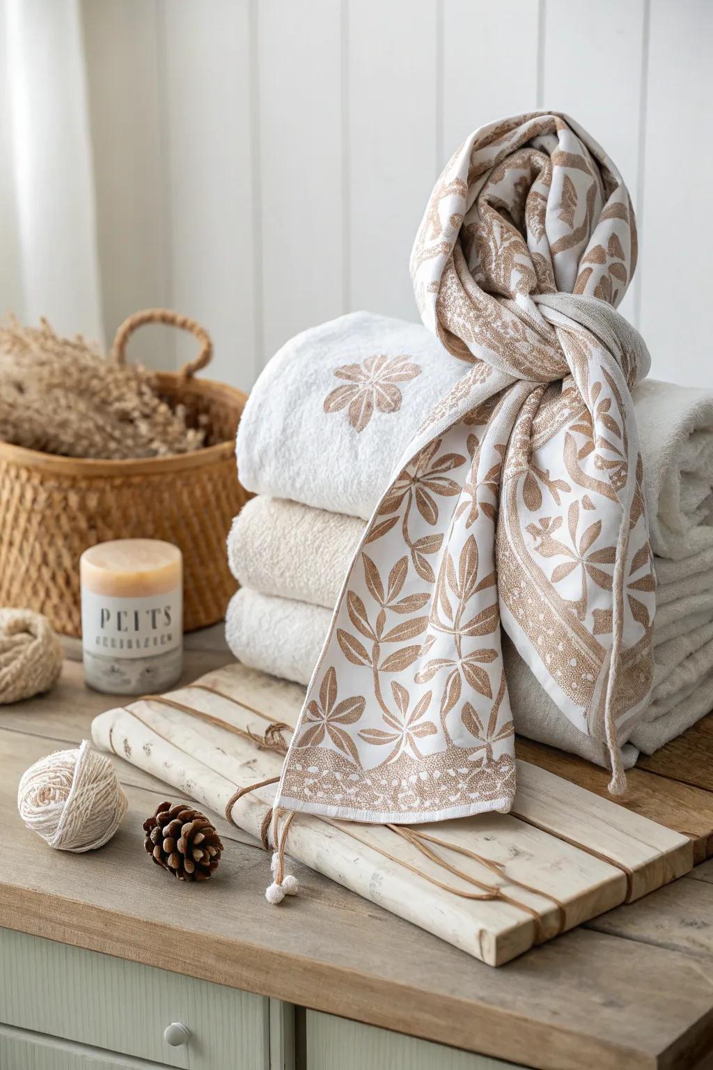Elevate your gift-giving with a touch of elegance—discover the art of fabric wrapping with a boho twist.