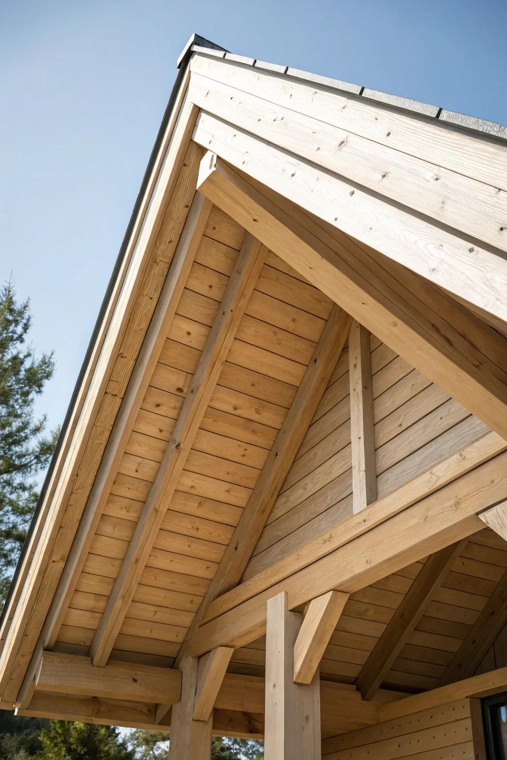 Embrace simplicity with a basic roof design, merging style with cost-efficiency.