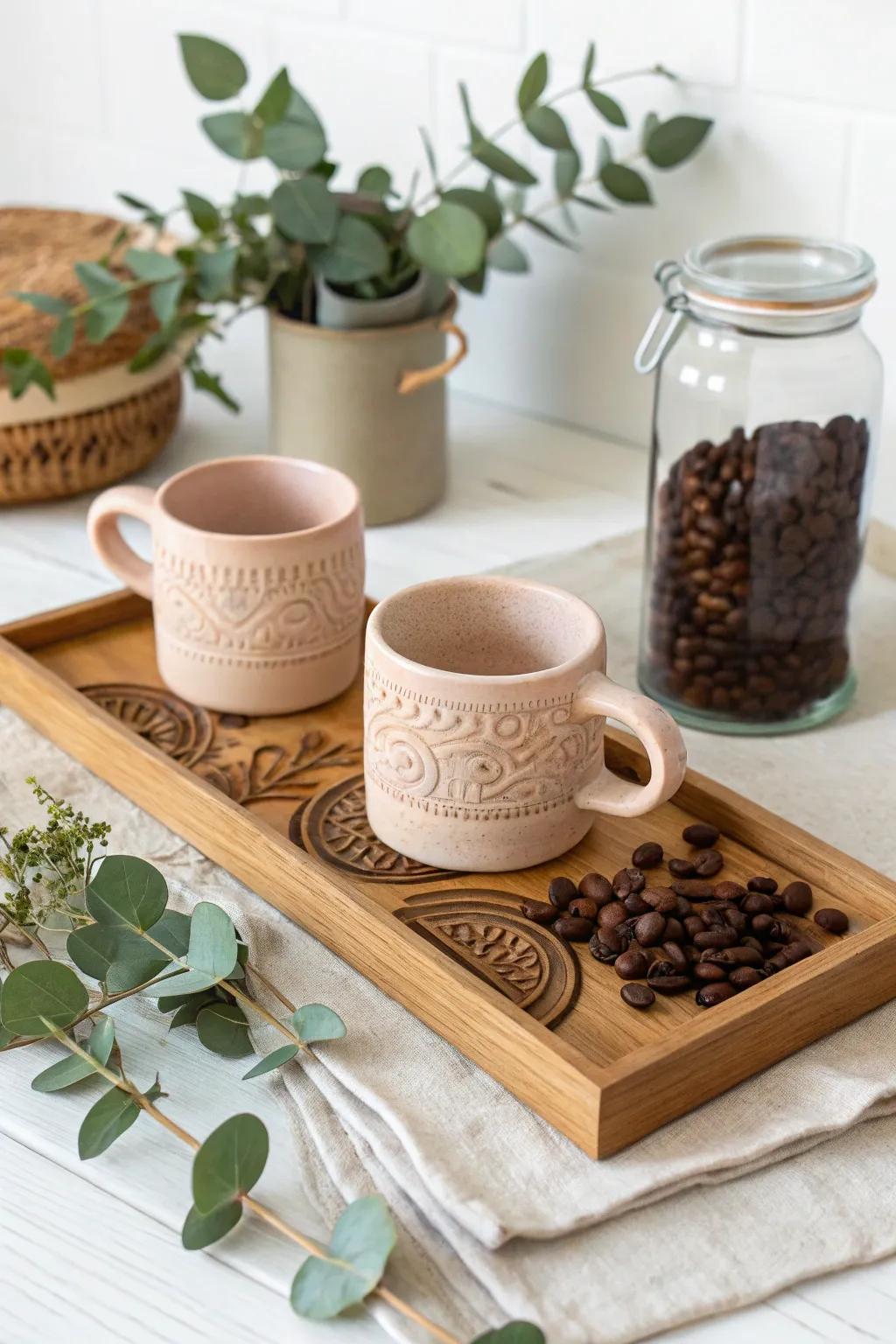 Craft your perfect coffee moment with a touch of Scandinavian simplicity and Boho charm.