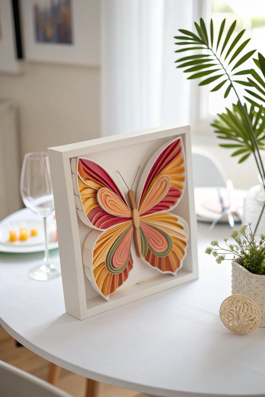 Capture the magic of symmetry with this charming DIY butterfly craft!