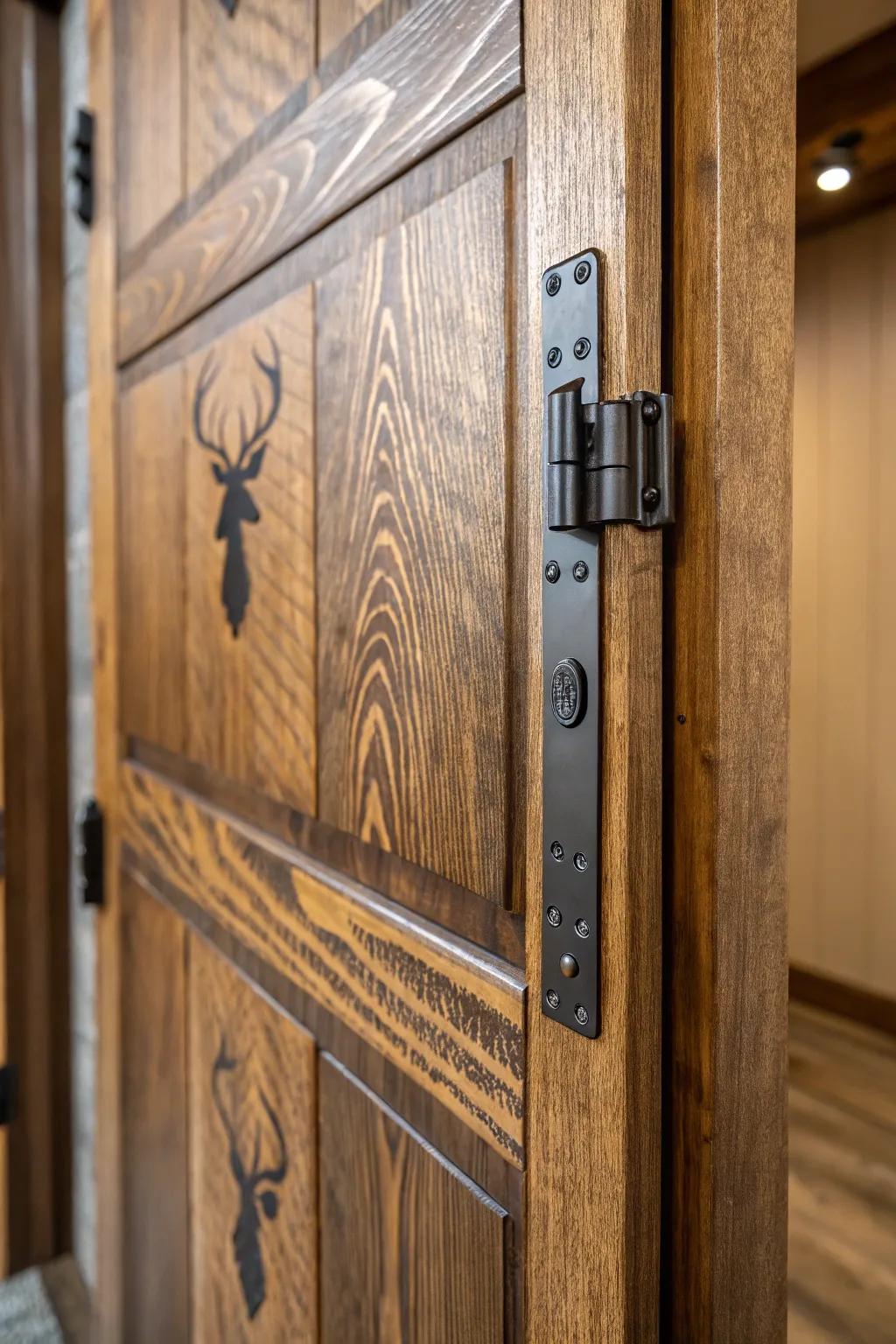 Sleek and Silent: The perfect magnetic latch for your deer blind door.