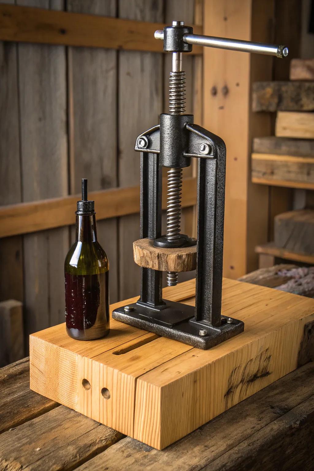 Innovative Craft: Transforming a Bottle Jack into a Reliable Wood Splitter