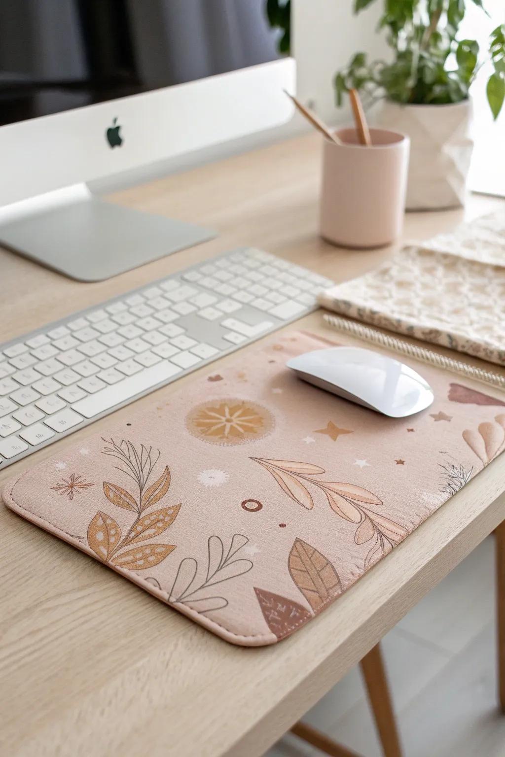Elevate your workspace with a touch of handcrafted elegance. Transform everyday essentials with Mod Podge magic.
