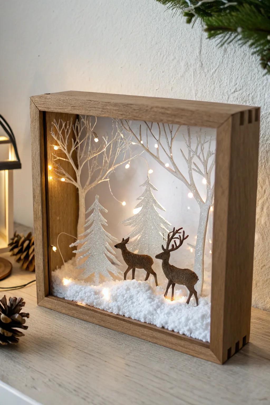 Embrace the holiday spirit with a touch of minimalist magic in your decor.
