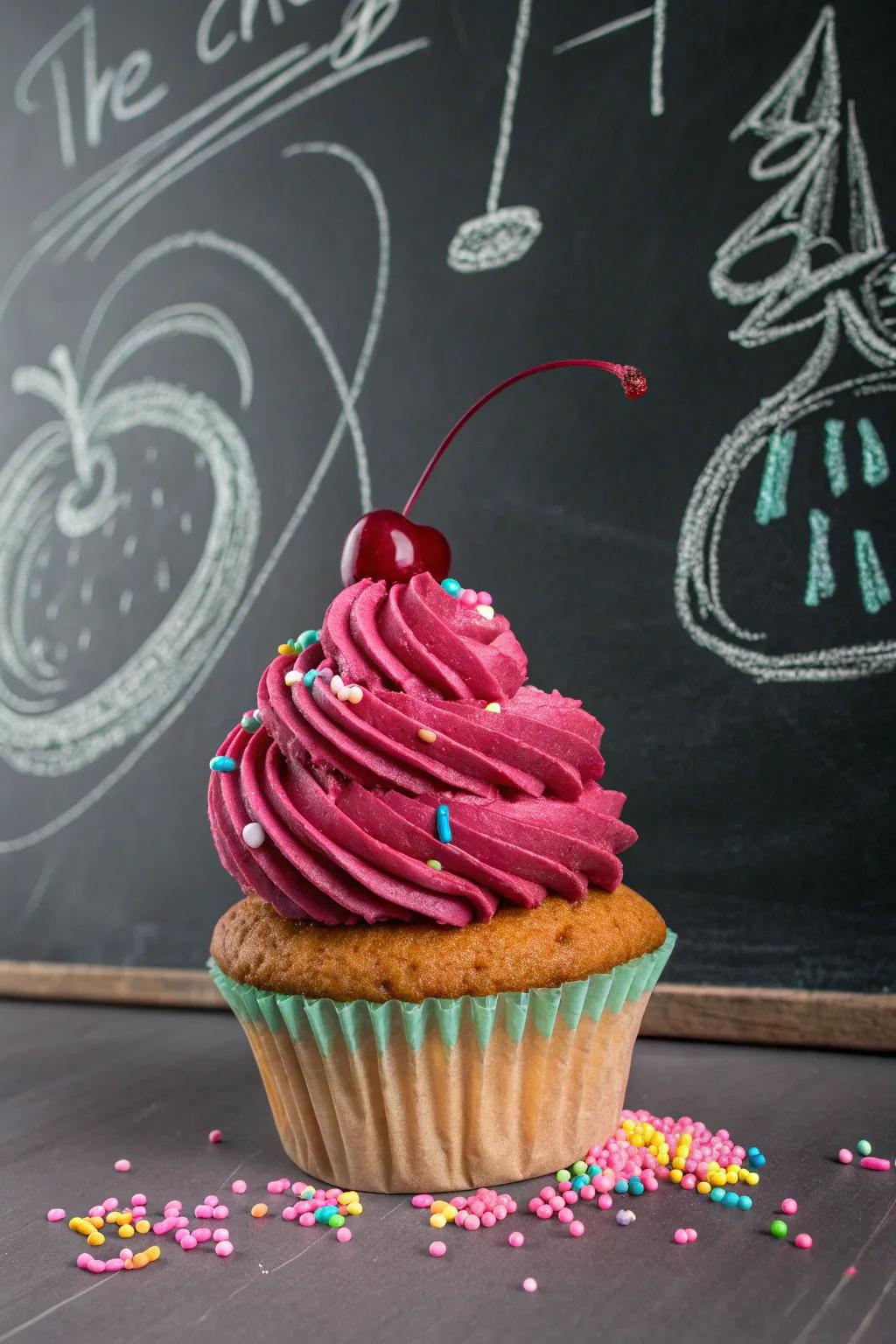 Indulge in the sweet simplicity of vibrant chalk art that delights the senses.