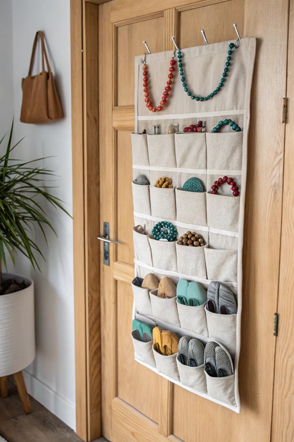 Transform your closet with a chic bead organizer – where style meets functionality!