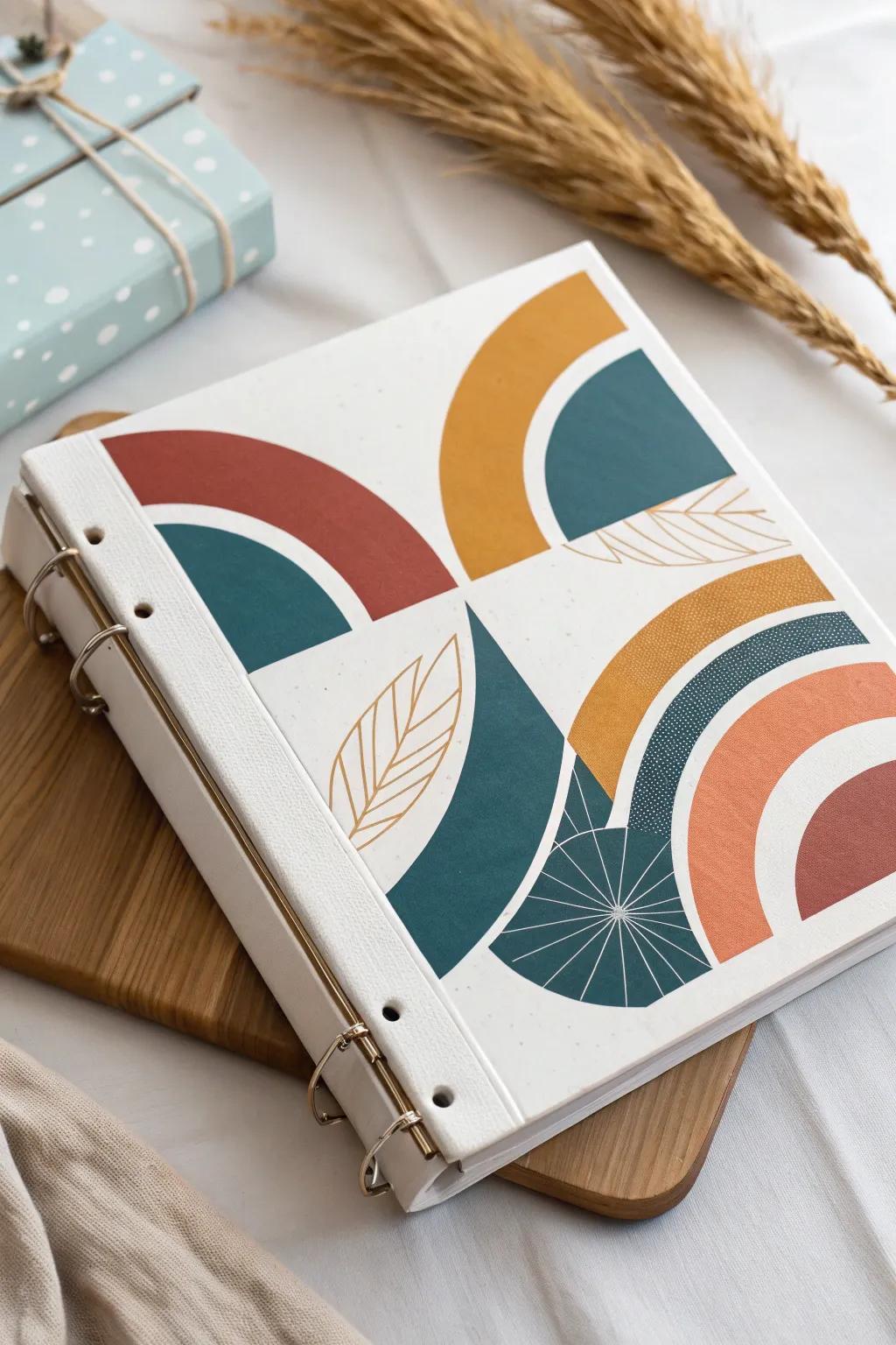Elevate your binder with die-cut dimensions—where simplicity meets bold elegance.