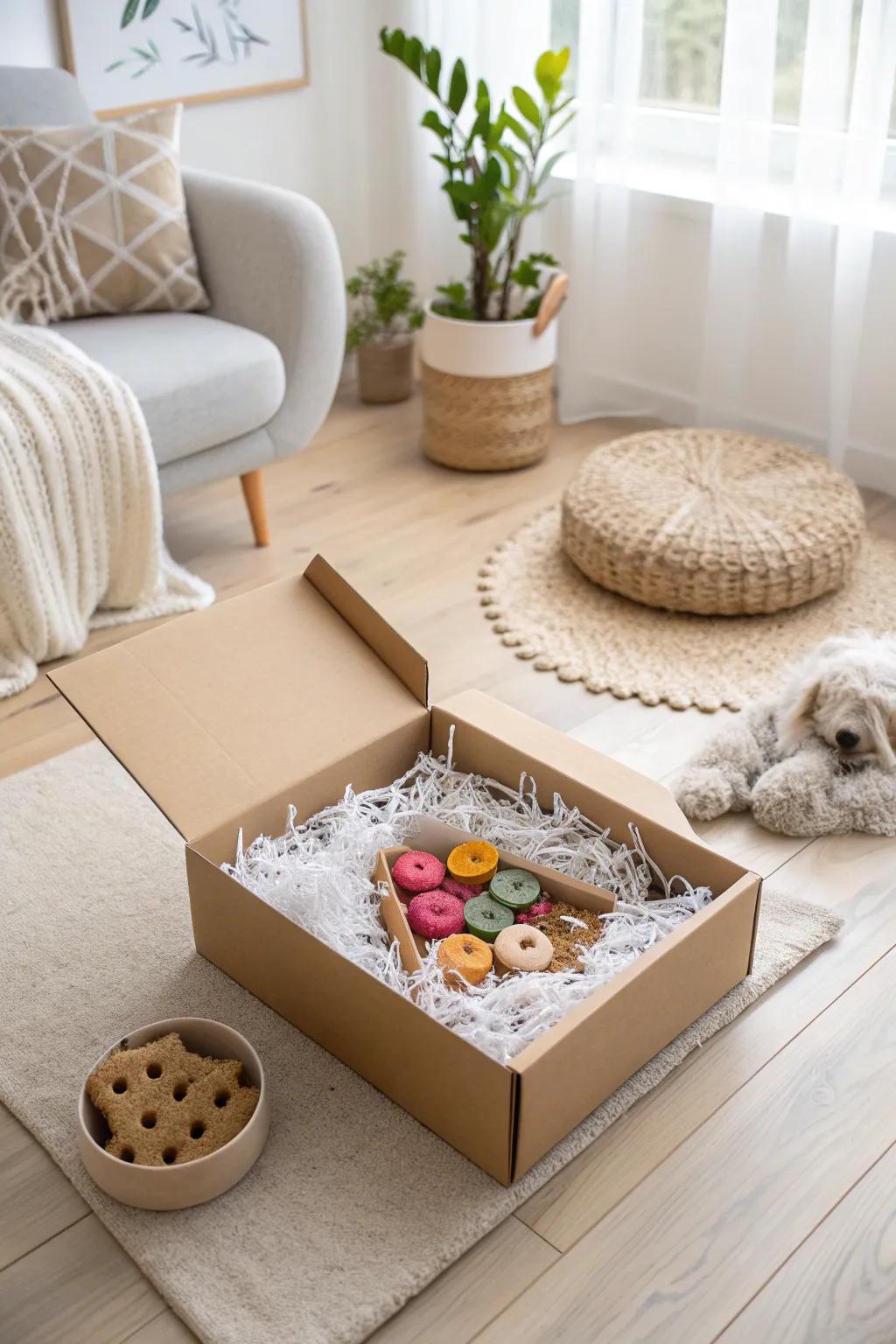 Rainy day fun: Transform your space with a chic indoor dig box that your furry friend will adore!