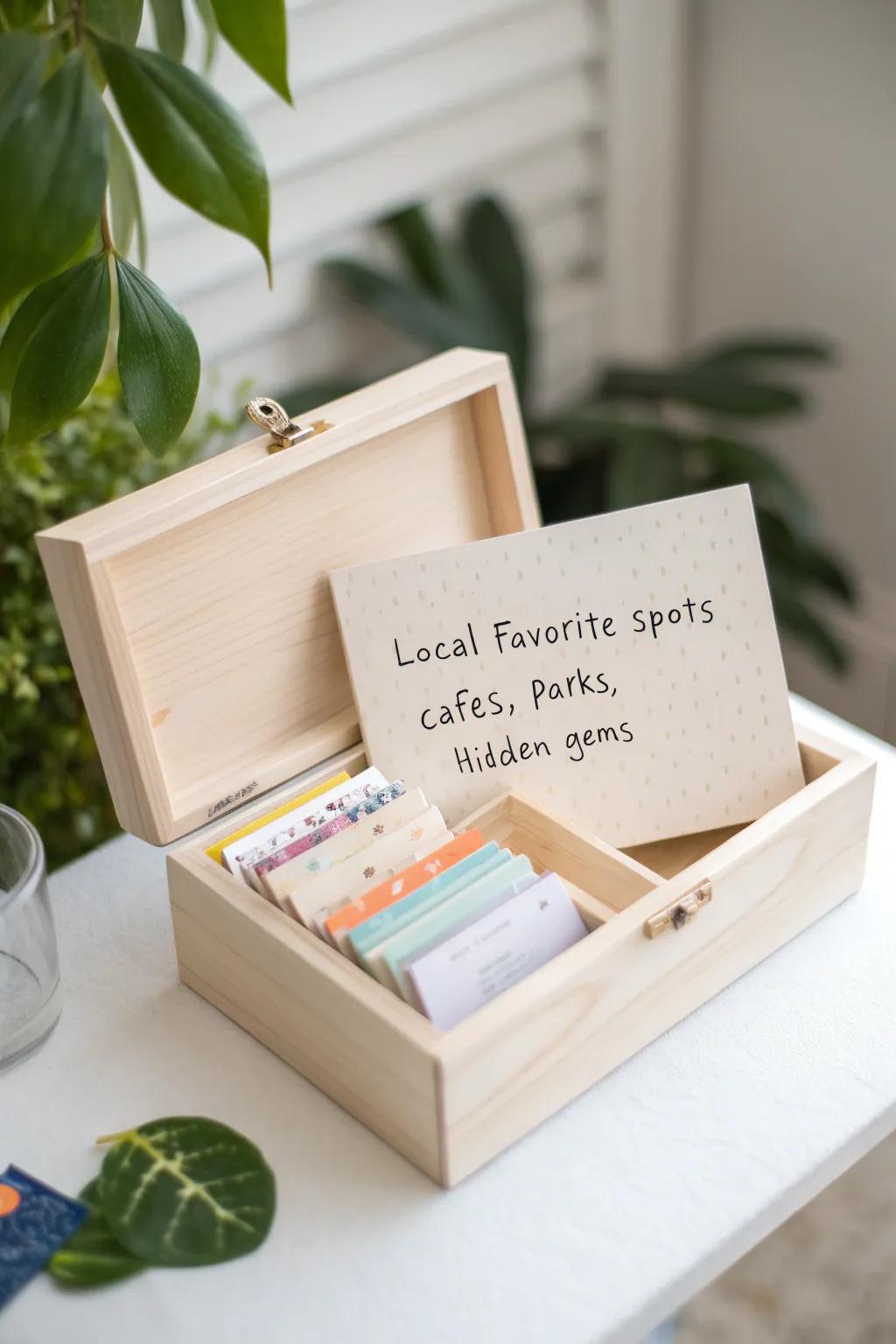 Capture the essence of your hometown with our local favorites time capsule template. A blend of simplicity and vibrant memories!