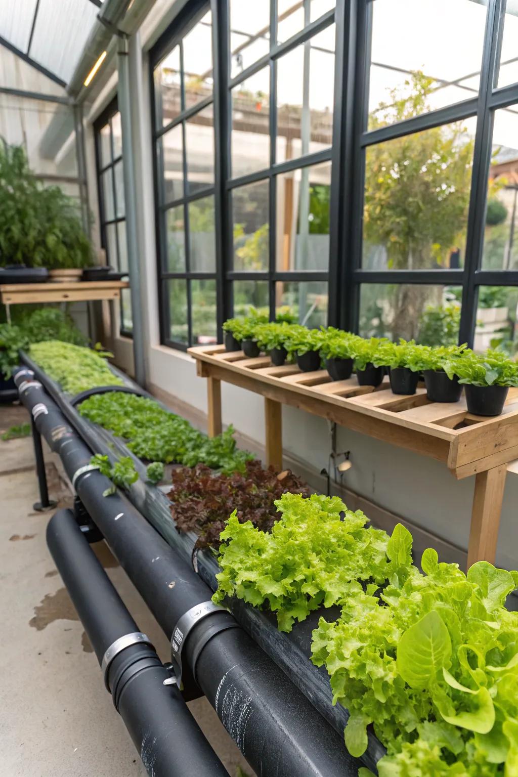 Discover the art of hydroponics: Grow fresh produce all year round in your own garage oasis.