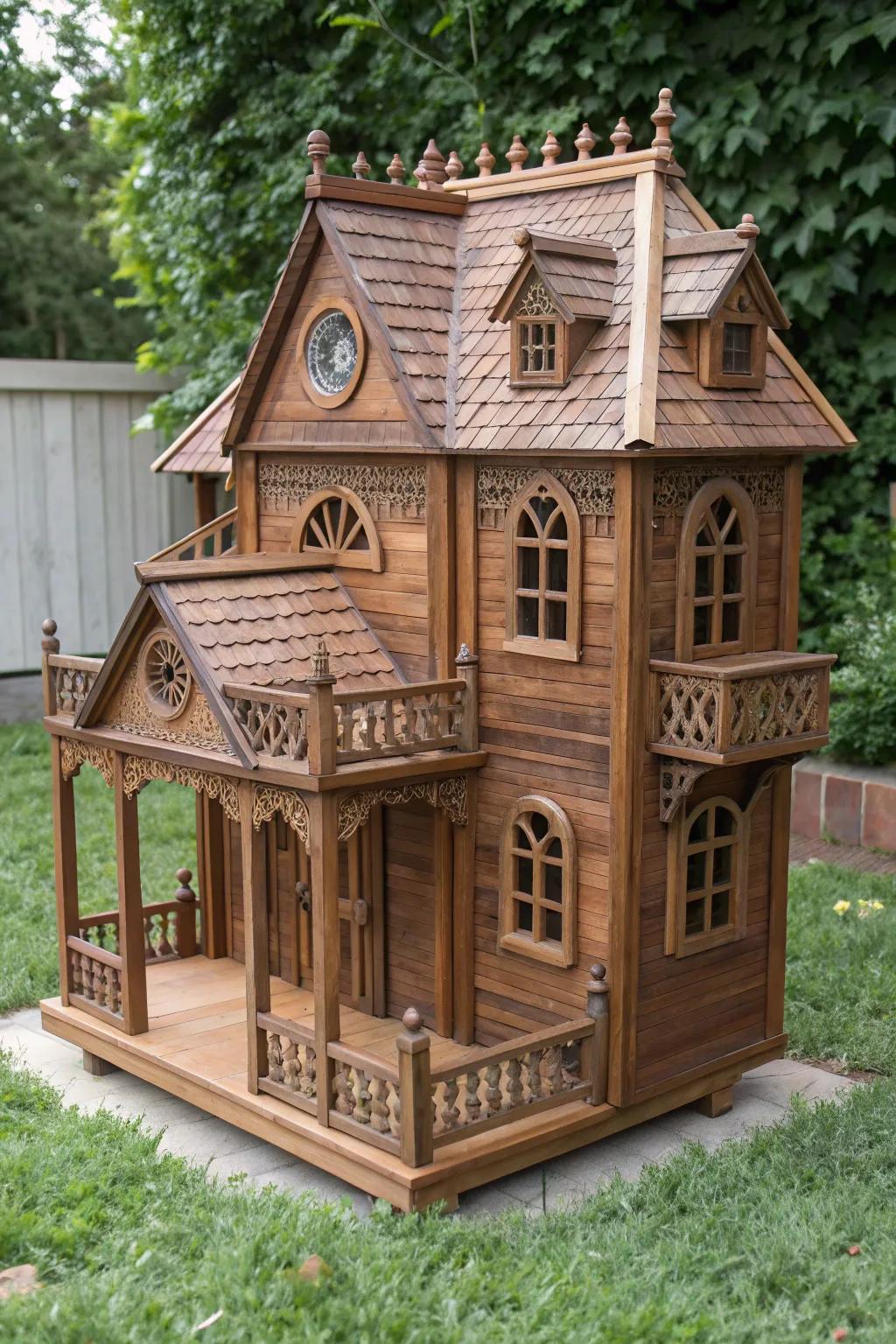 The ultimate canine retreat: a masterpiece of craftsmanship for your furry friend.