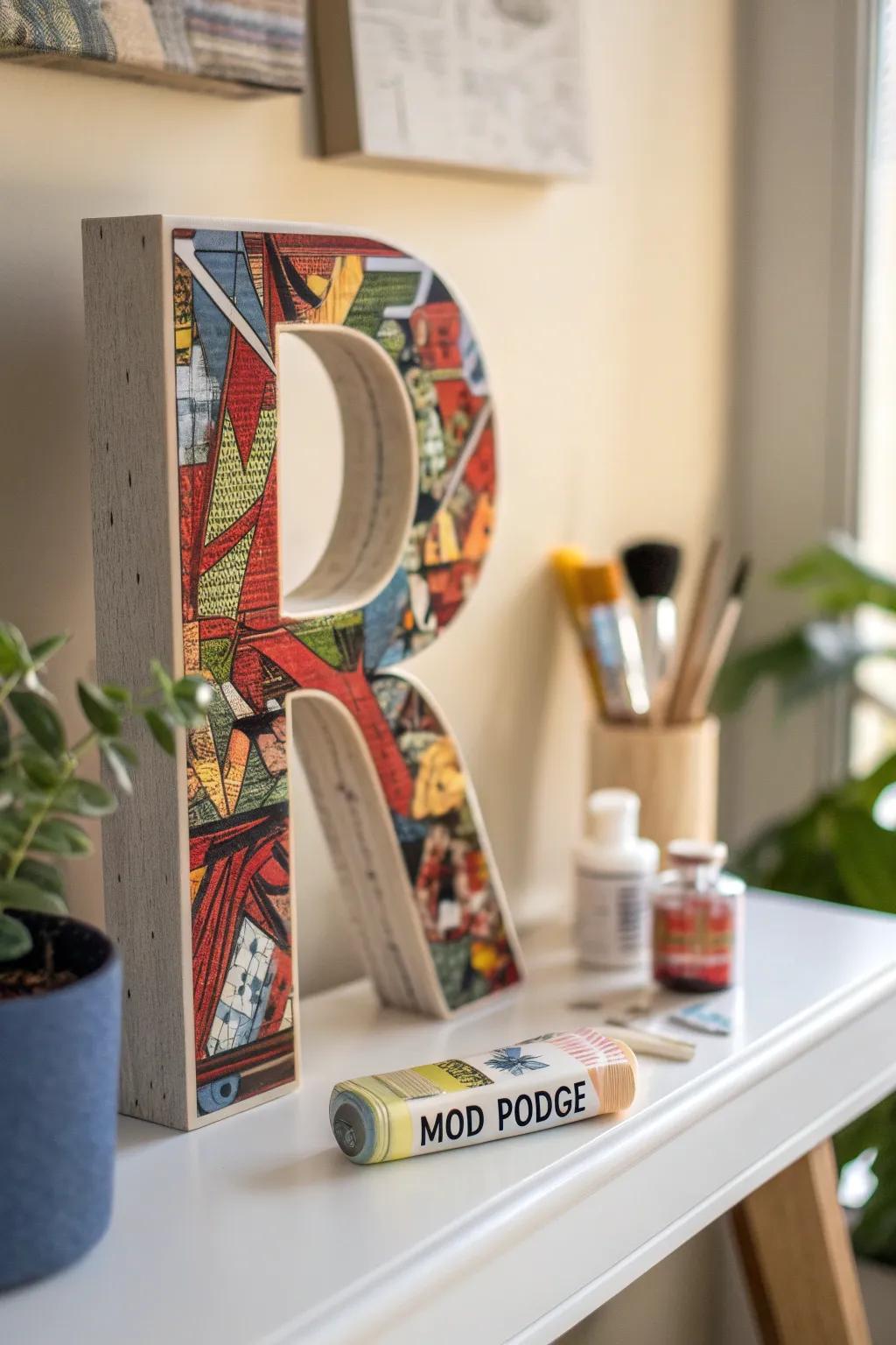 Craft your space with vibrant comic book letters—where art meets minimalism!