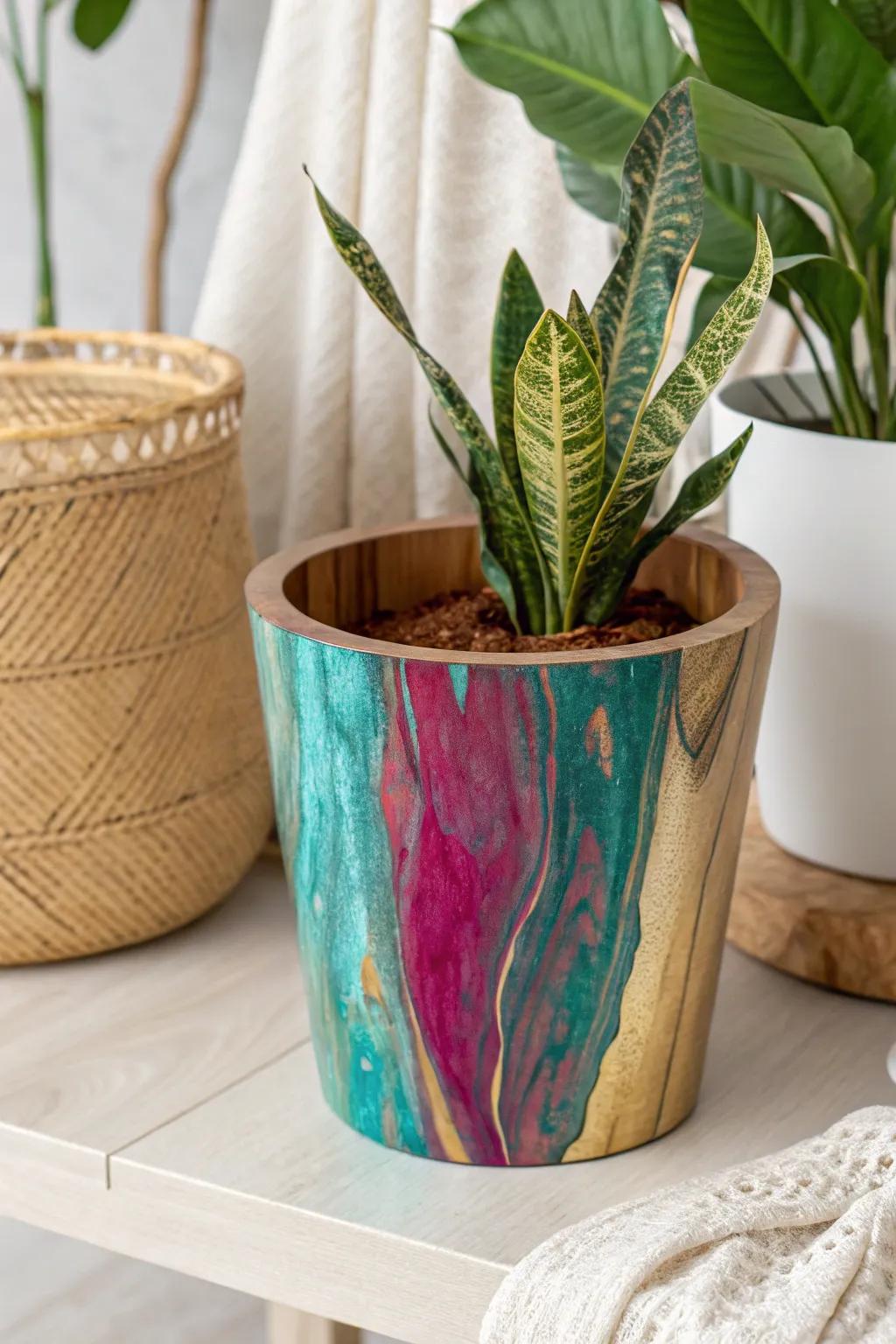 Transform your space with a pop of mystical color! 🌈✨