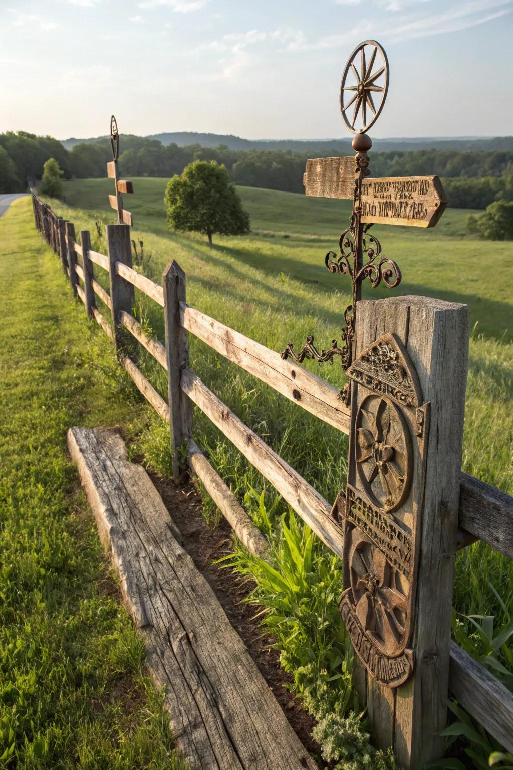 Transform your outdoor space with a touch of artistry—where rustic charm meets handcrafted elegance.