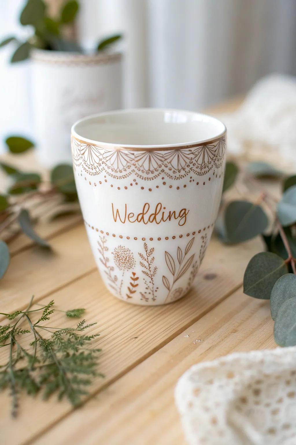 Sip the love: Celebrate your special day with custom wedding cups that speak from the heart.