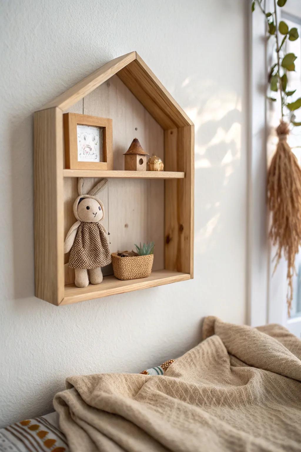 Showcase your cherished dolls with style and simplicity in a beautifully crafted shadow box.
