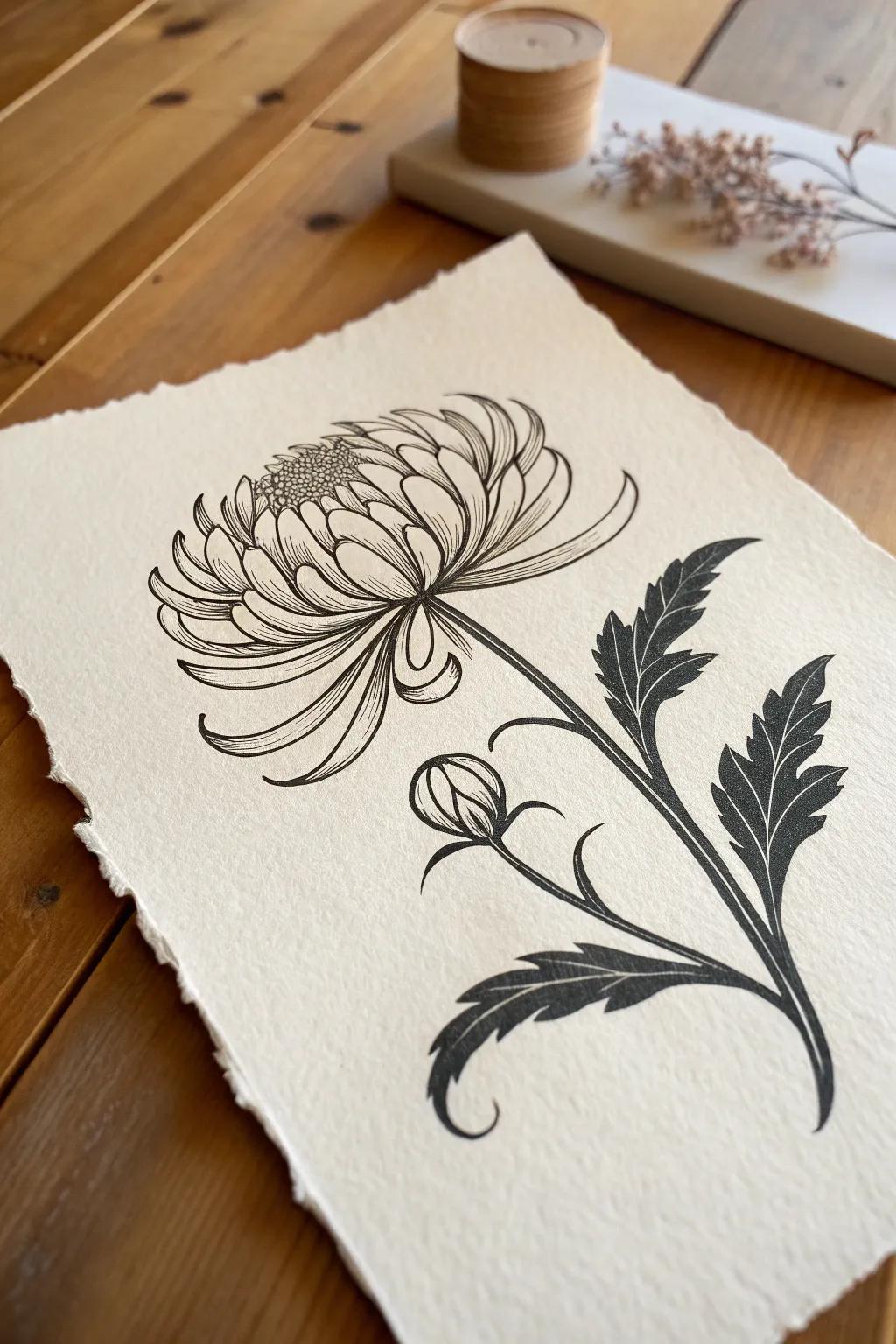 Unleash your creativity with the art of stylized flowers, where each stroke brings a new bloom to life.