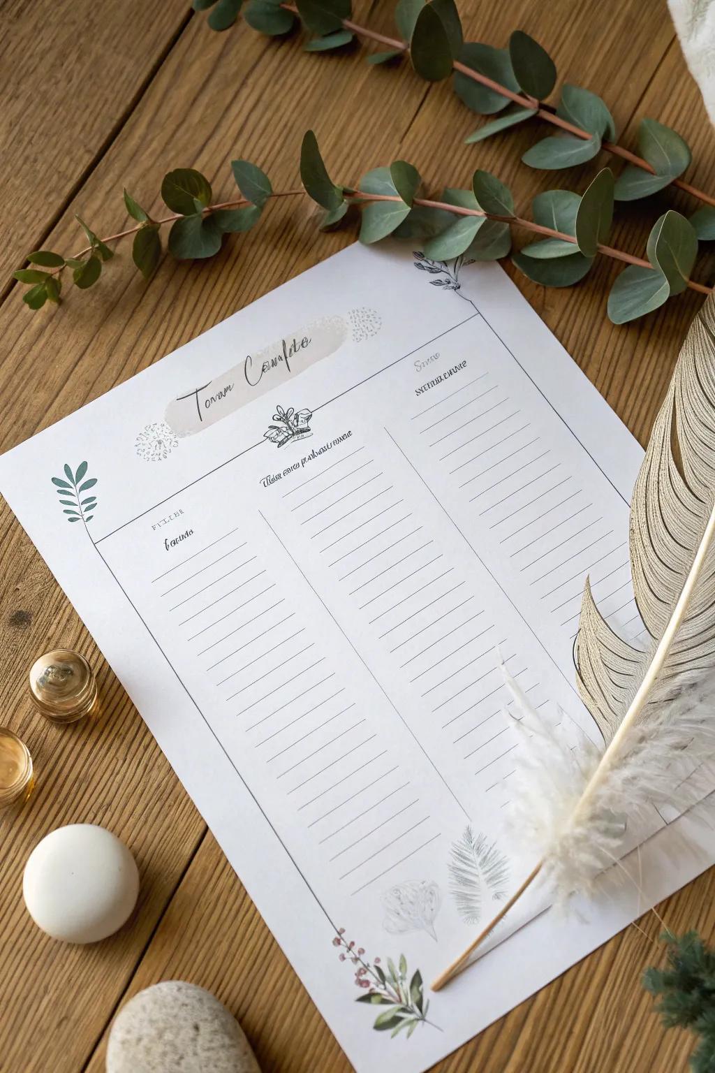 Capture the essence of today's fashion trends with this exquisite time capsule template.