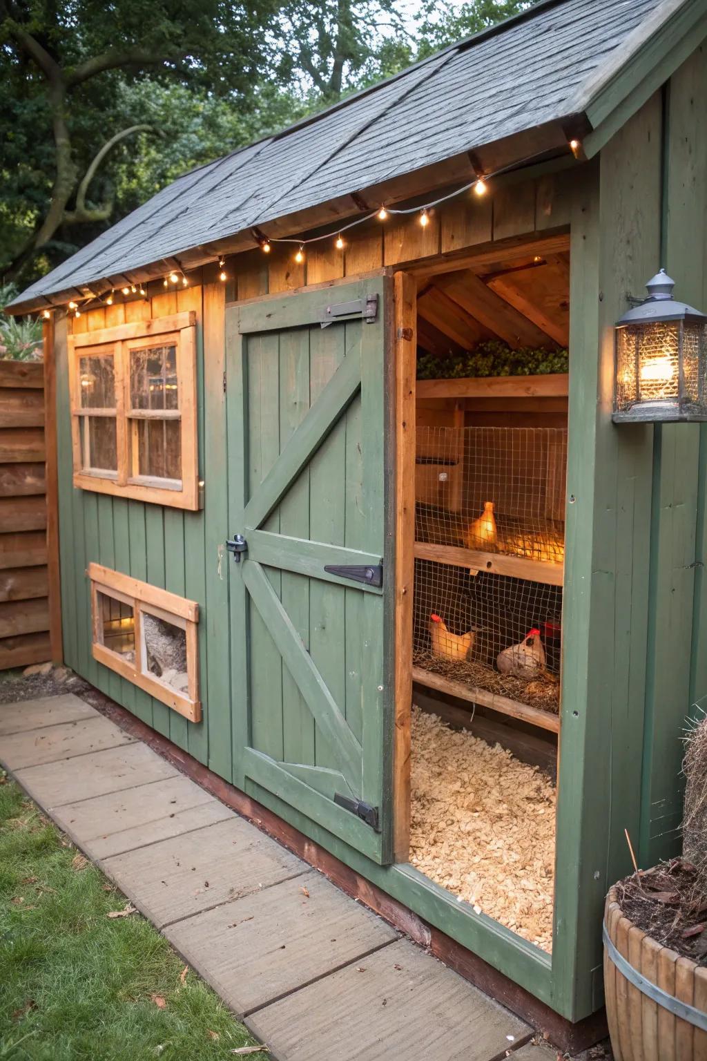 Transform your garden shed into a cozy haven for your hens with expert craftsmanship.
