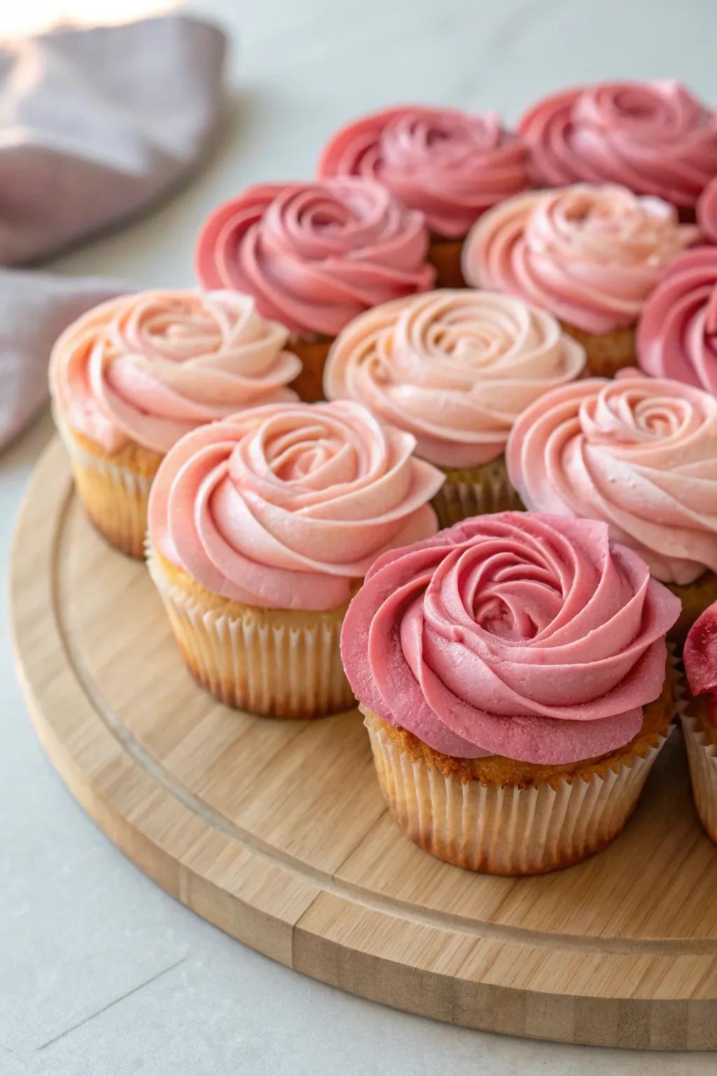 Delight in the artistry of ombre! 🌸 Perfectly pink, effortlessly chic.