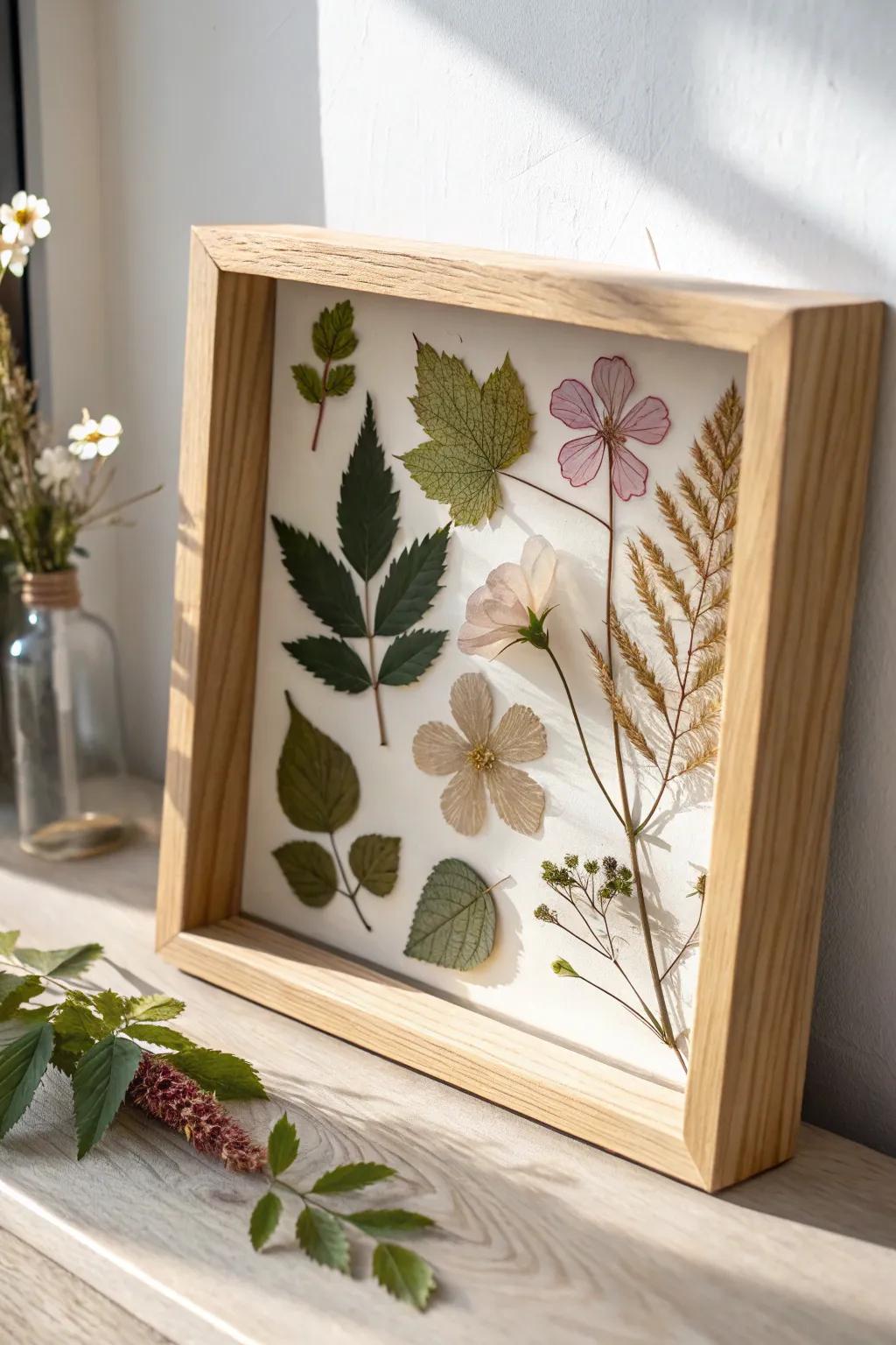 Embrace the beauty of nature with botanical shadow art. 🌿 #BotanicalBliss #MinimalistElegance