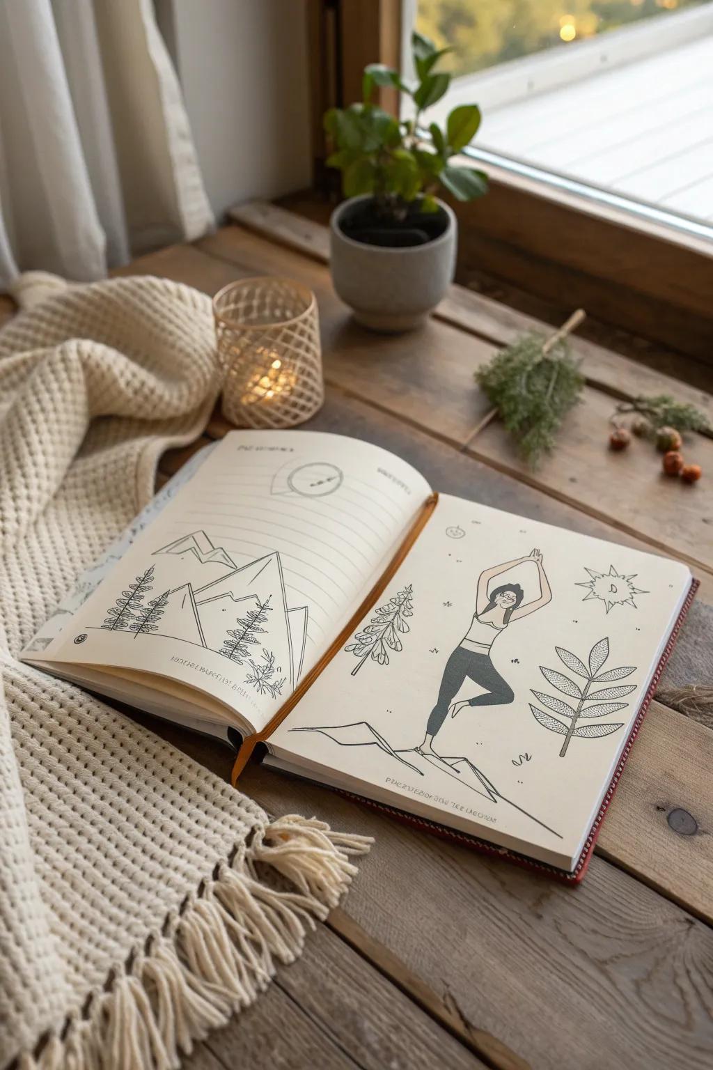 Find daily inspiration in your workout journey with a beautifully crafted journal.