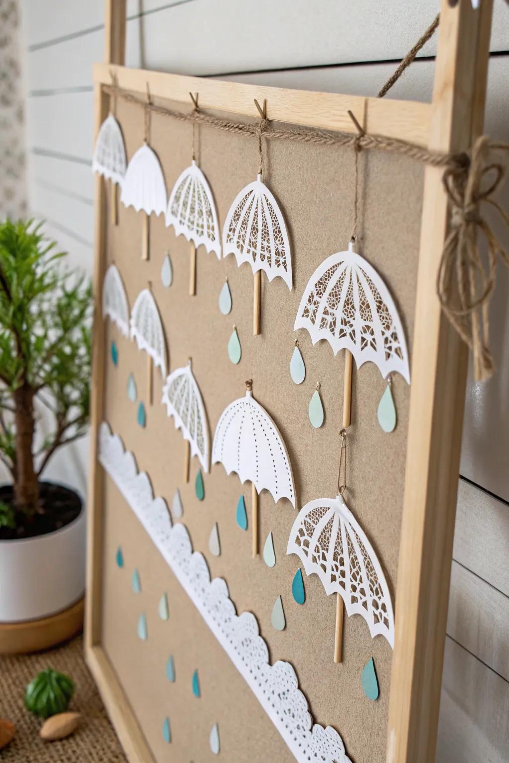 Embrace spring's charm with a touch of rain and whimsy. 🌧️🌿 #ScandiBoho #SpringDecor