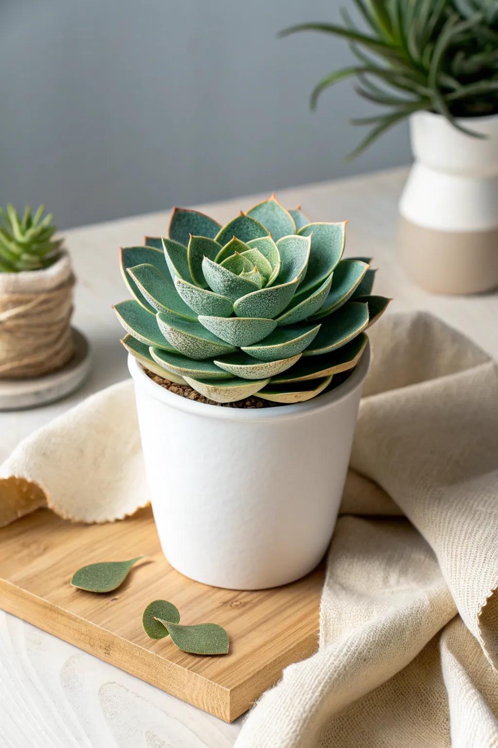 Crafted to Perfection: Cardboard Succulents That Fool the Eye