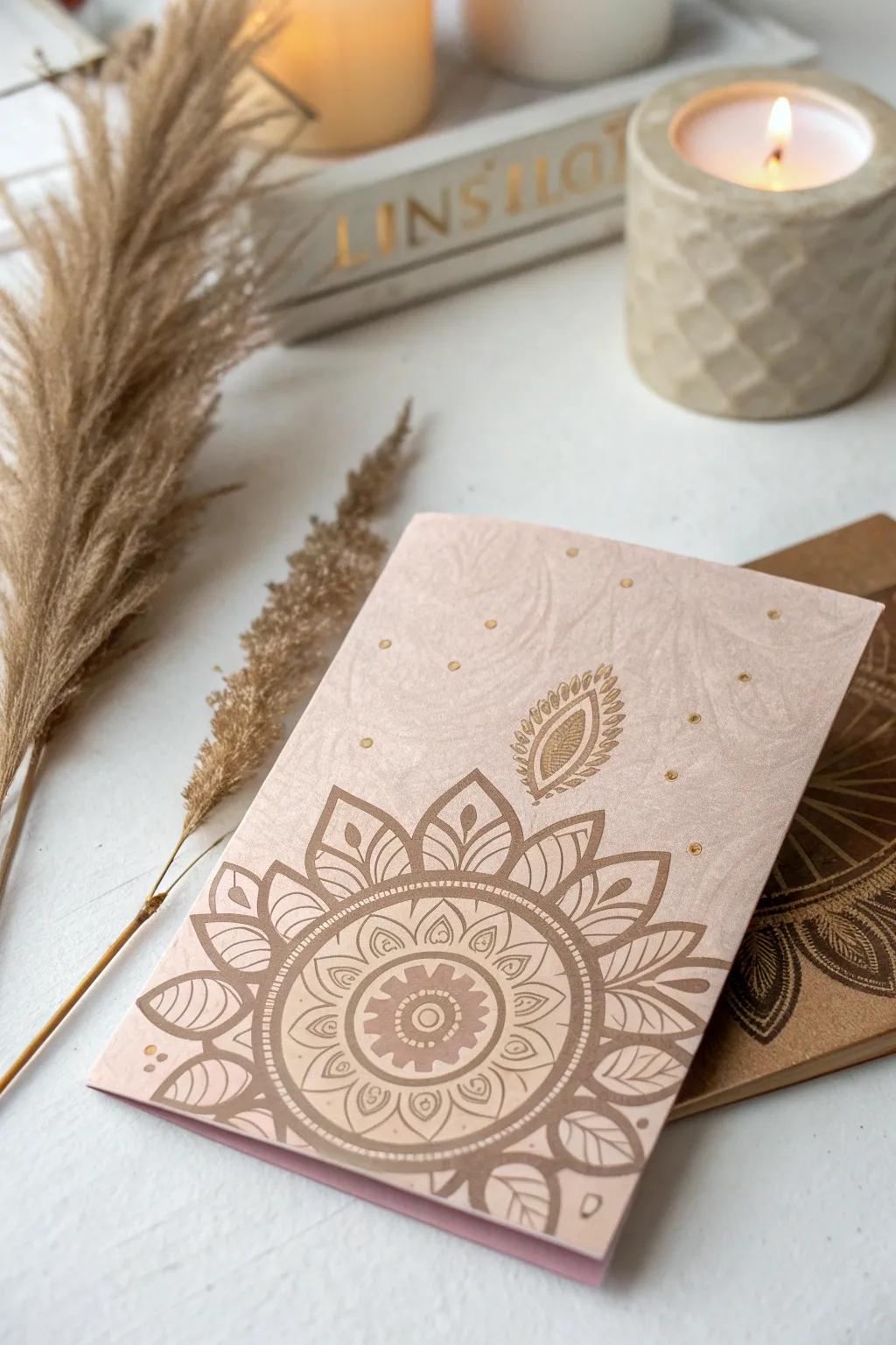 Elevate your Diwali greetings with the plush elegance of velvet textures, where tradition meets minimalist beauty.
