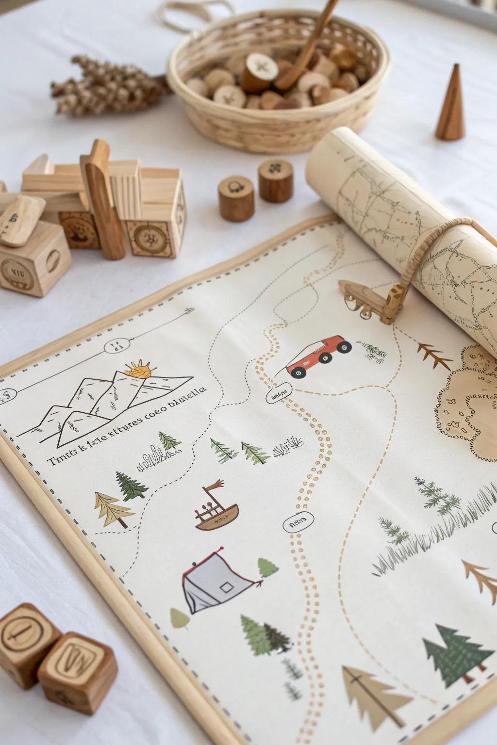 Explore John's journey with this beautifully crafted interactive story map, where simplicity meets natural elegance.