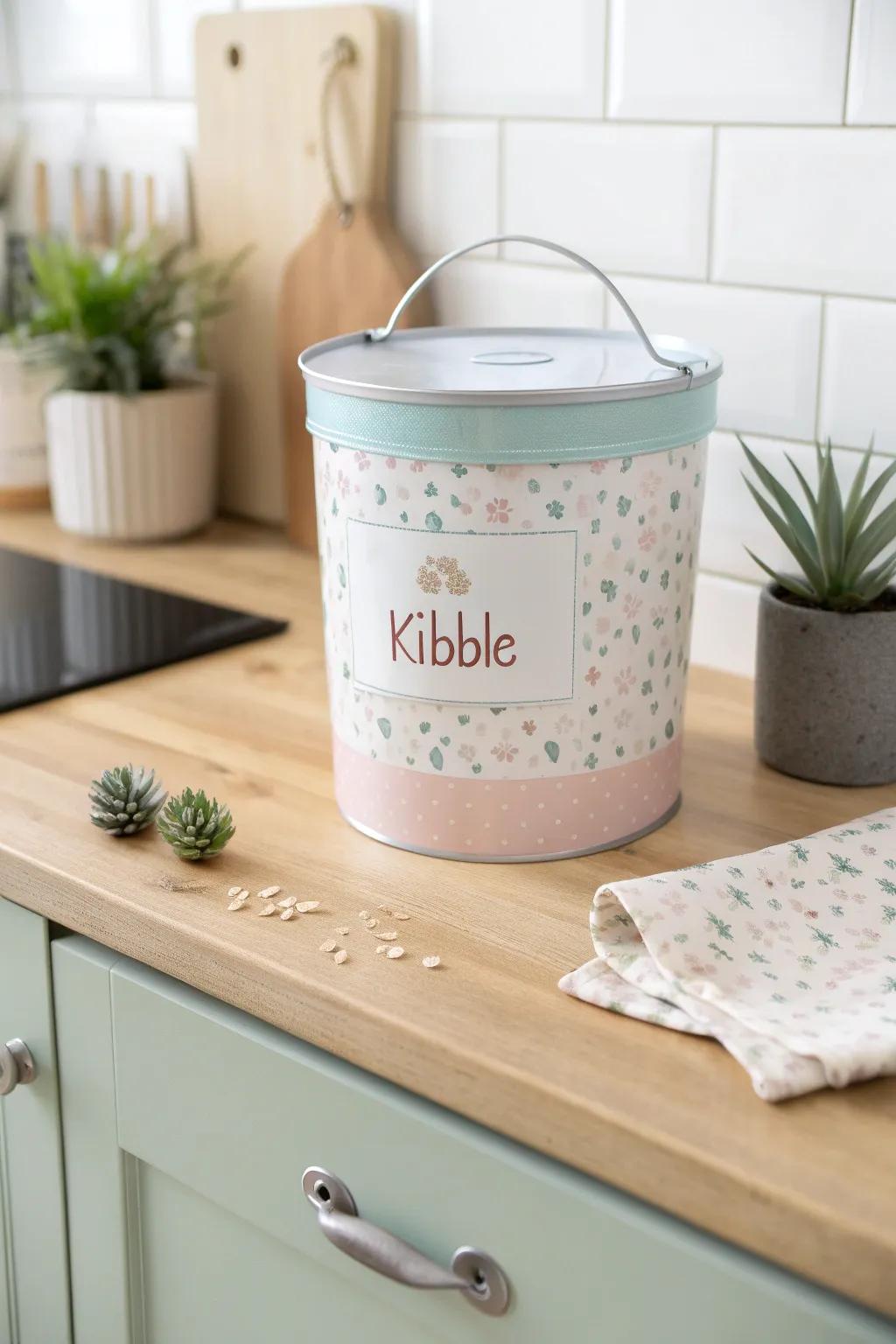 Transform your pet food storage with a chic, personalized touch. 🐾✨