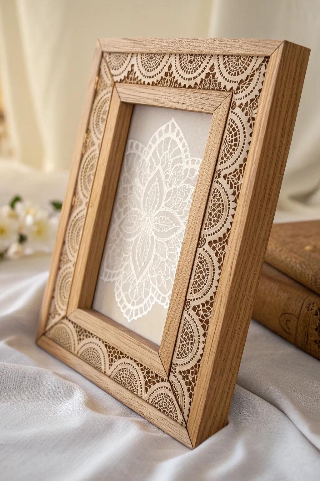 Timeless Elegance: Vintage Lace Patterns in Wood Burning