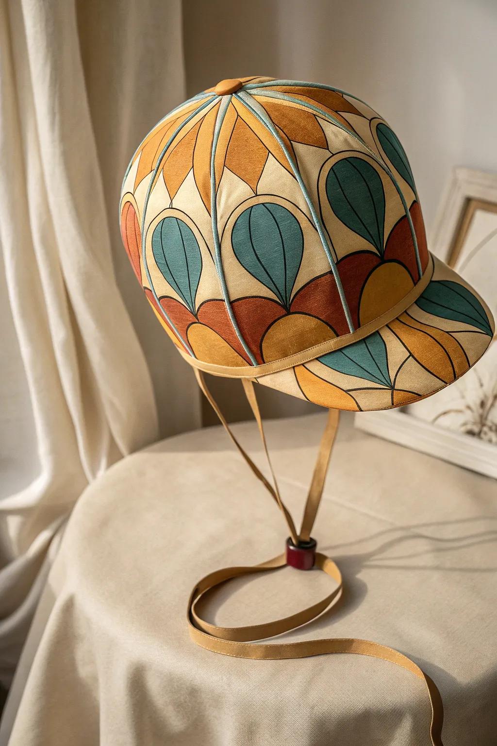 Step back in time with this charming retro balloon hat—where vintage flair meets modern minimalism.
