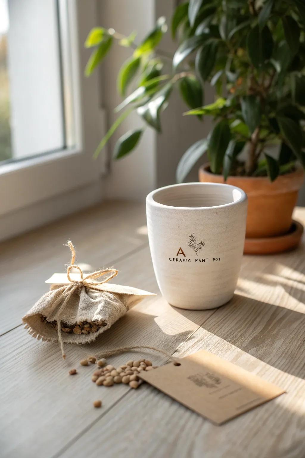 Nurture friendships with personalized plant pots that grow alongside your memories.