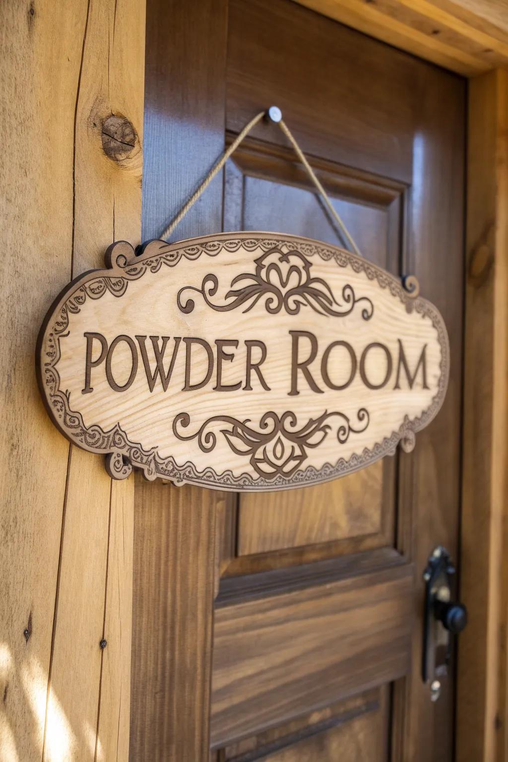 Elevate your entryways with this charming wood burned door sign—perfect for adding a rustic touch to any room.