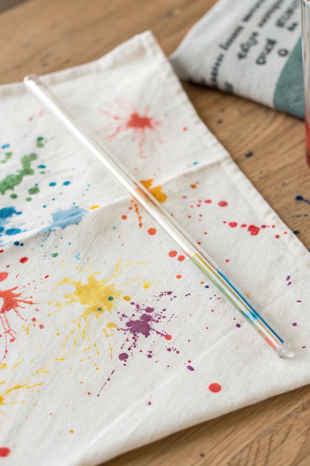 Unleash Creativity: Discover the Art of Straw-Painting.