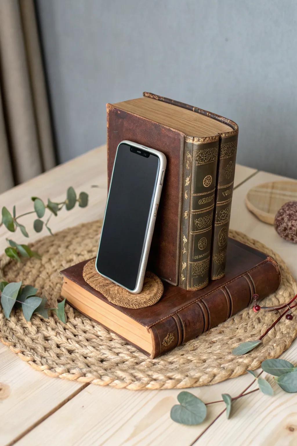 A page-turning blend of vintage charm and modern simplicity. 📚✨ #BookishBalance #ScandiBoho
