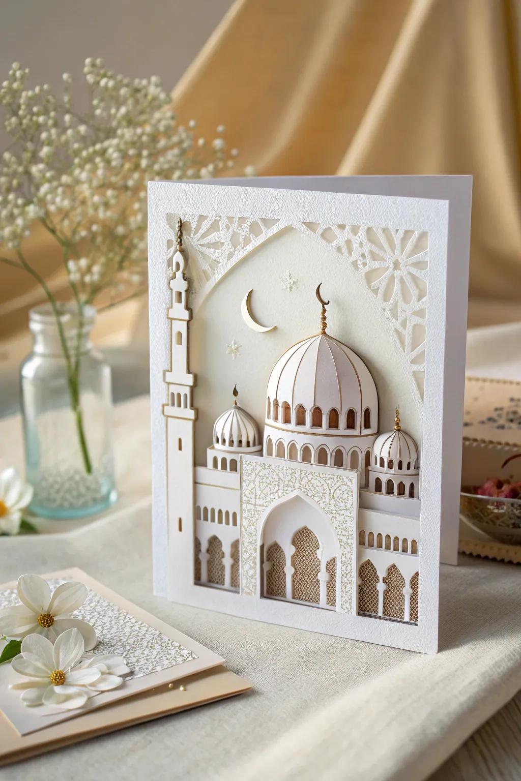 Experience the elegance of layered paper art this Ramadan. A celebration of craftsmanship and natural beauty.