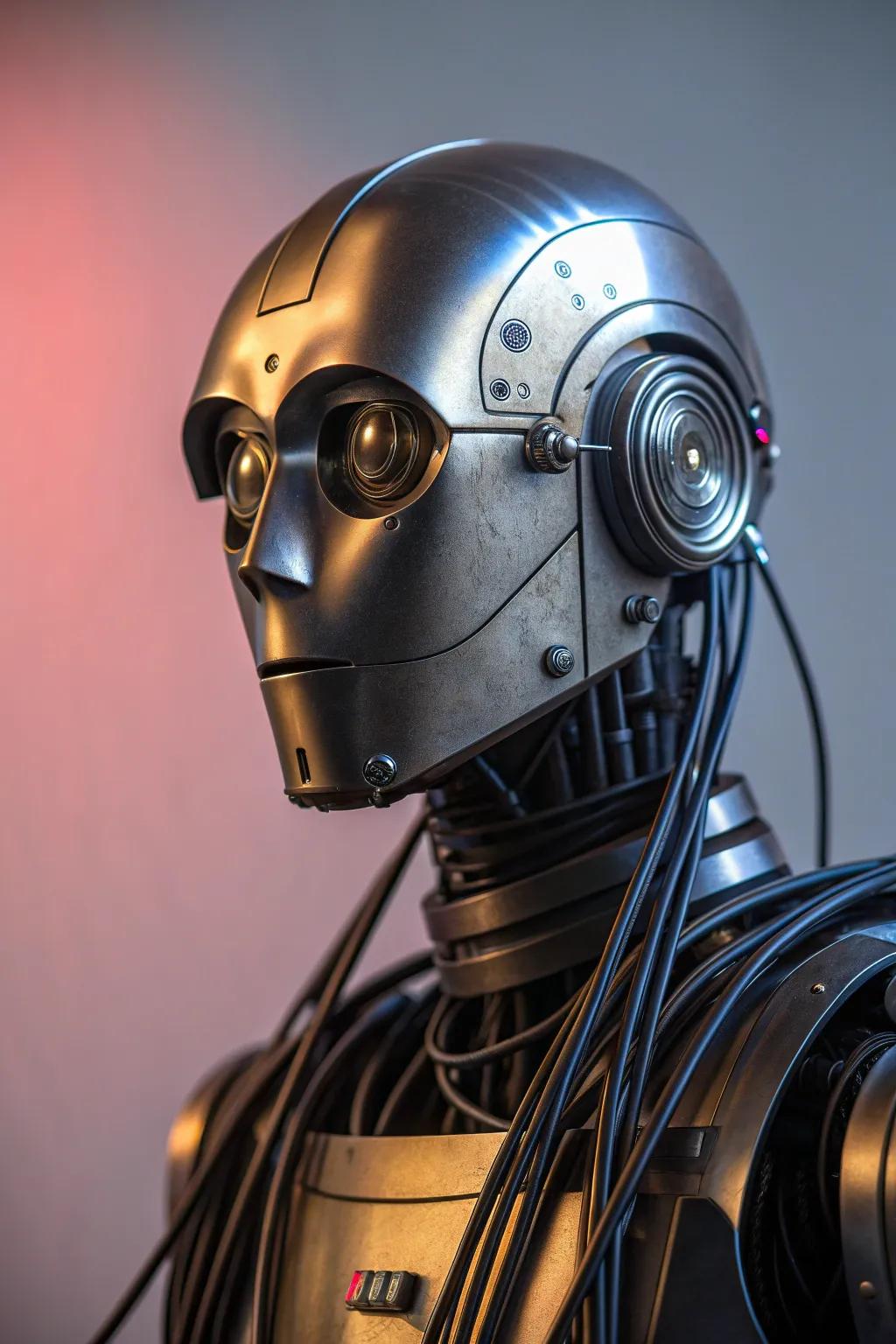Meet Wire Whiskers: A quirky touch of character for your recycled robot projects.