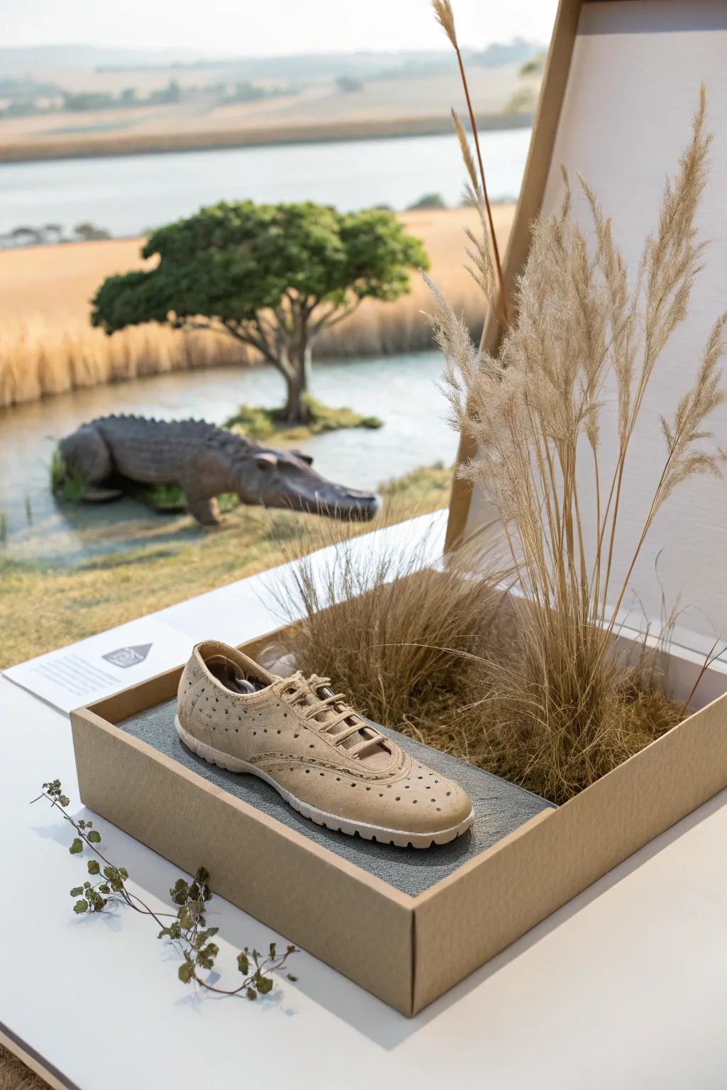 Discover the hidden beauty of the savanna with this unique diorama creation.