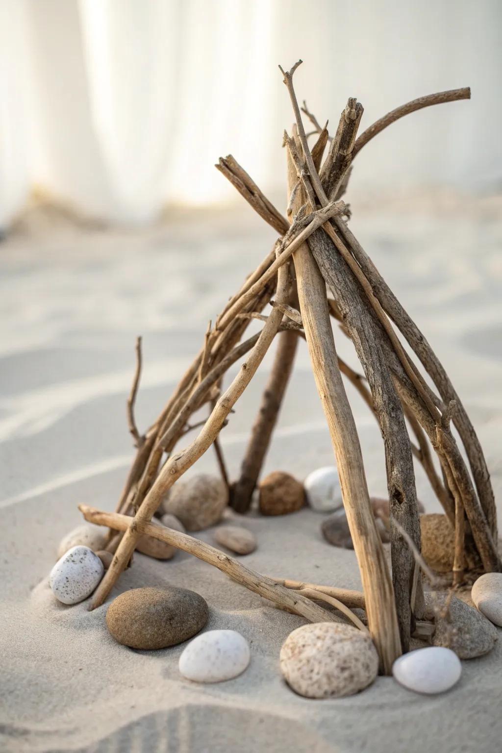 Crafting with Nature: Discover the Beauty in Stick Structures