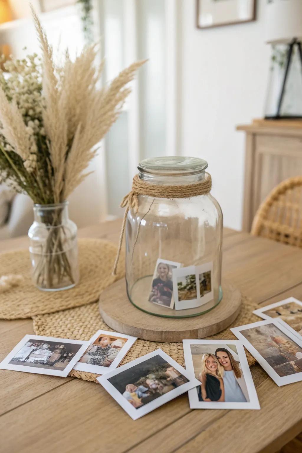 Capture memories with a touch of nostalgia—our Memory Lane tip jar idea brings warmth and joy to any celebration.